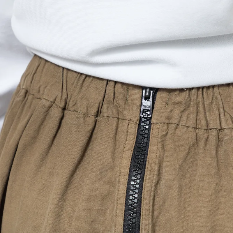 Girls of Dust Womens Meadow Skirt Cotton Linen Canteen Green-4