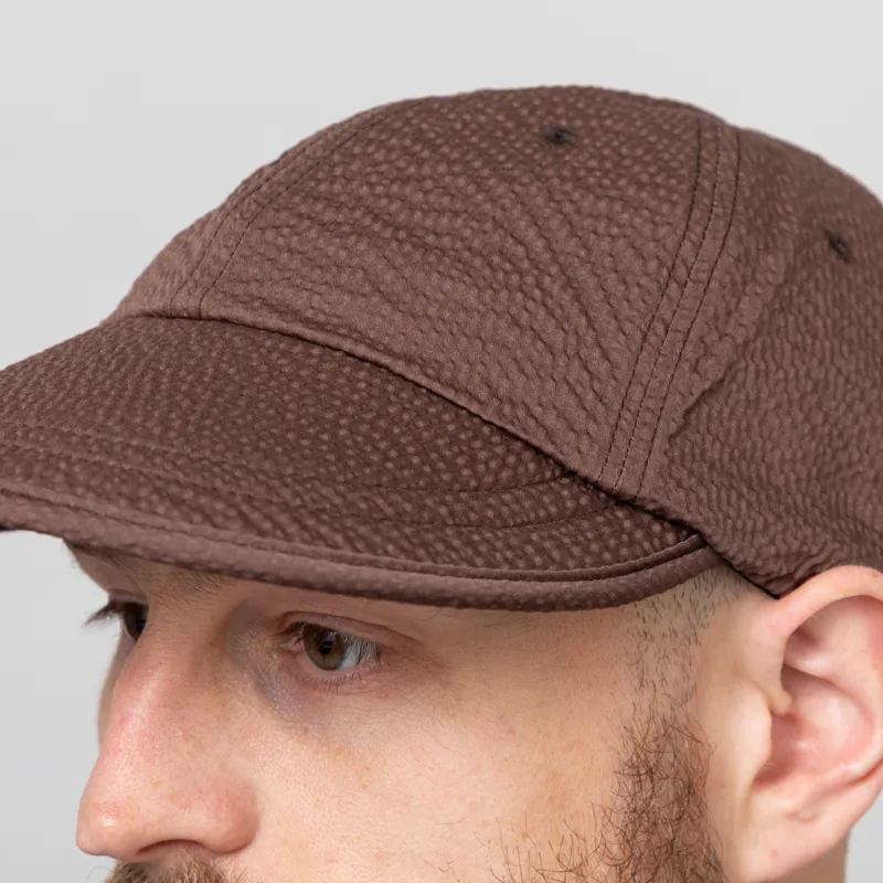 Frizmworks Seersucker Feather Cap Brown-3