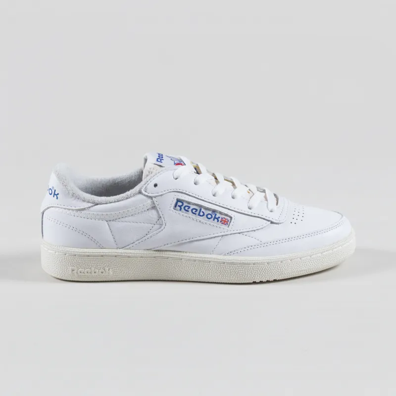 Reebok Club C Vintage Shoes White Chalk Vector Blue-2