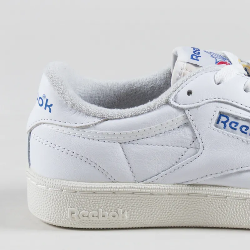 Reebok Club C Vintage Shoes White Chalk Vector Blue-4