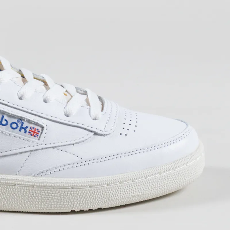 Reebok Club C Vintage Shoes White Chalk Vector Blue-5