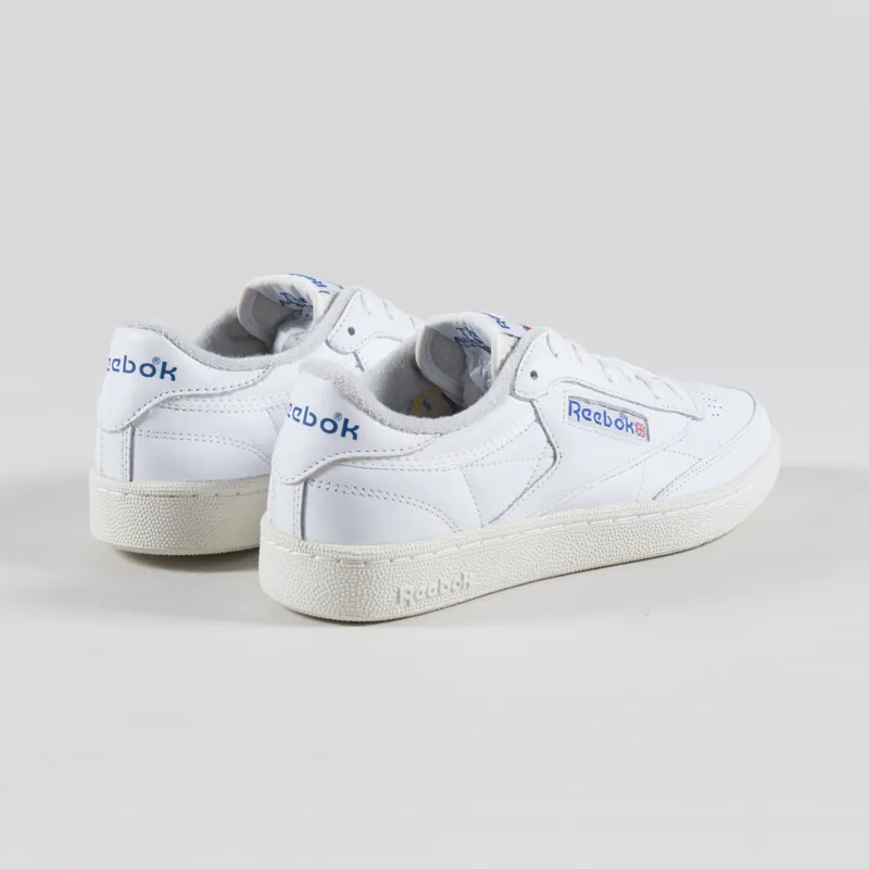 Reebok Club C Vintage Shoes White Chalk Vector Blue-1