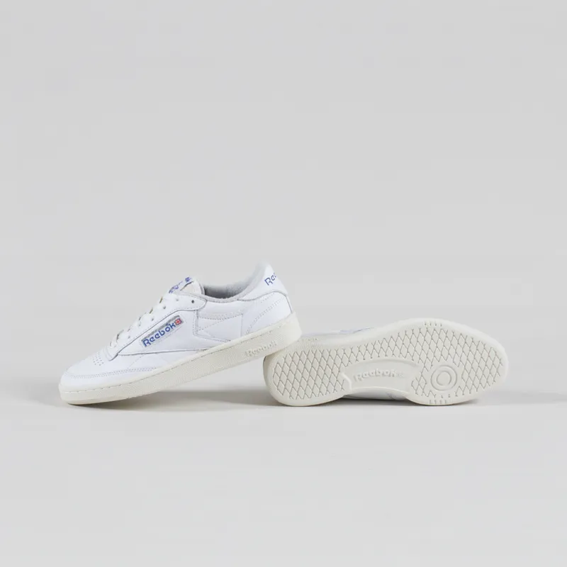 Reebok Club C Vintage Shoes White Chalk Vector Blue-3