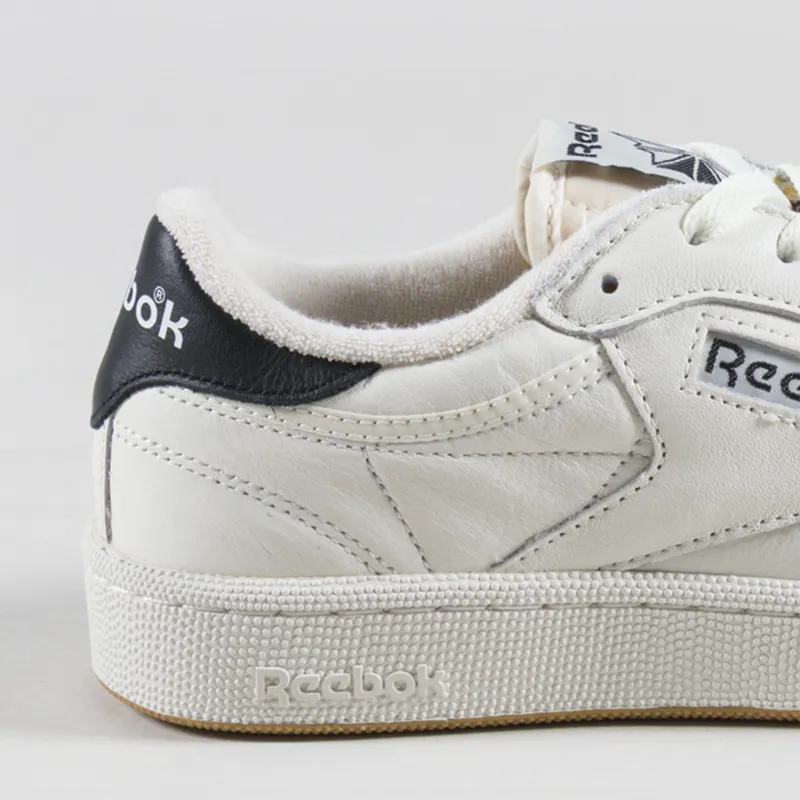 Reebok Club C Vintage Shoes Chalk Black Gum-4