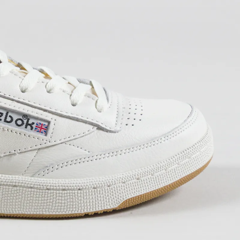 Reebok Club C Vintage Shoes Chalk Black Gum-5