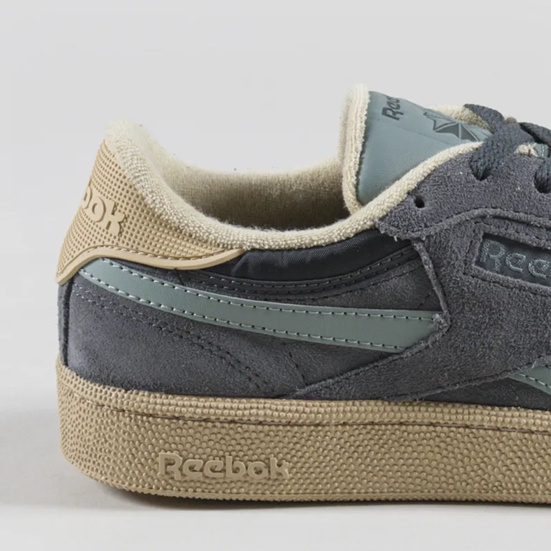 Reebok Club C Revenge Vintage Shoes Grey5 Lightfog Simplebeige-4