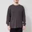 Snow Peak Heavyweight Waffle Pullover Charcoal