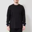 Snow Peak Heavyweight Waffle Pullover Black