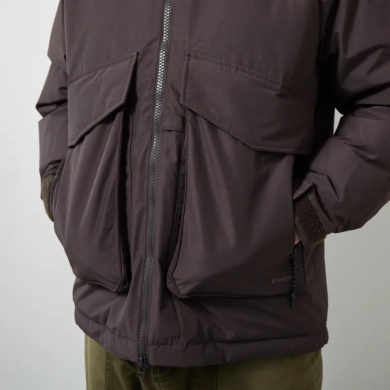 Snow Peak FR 2L Down Jacket Dark Brown-8