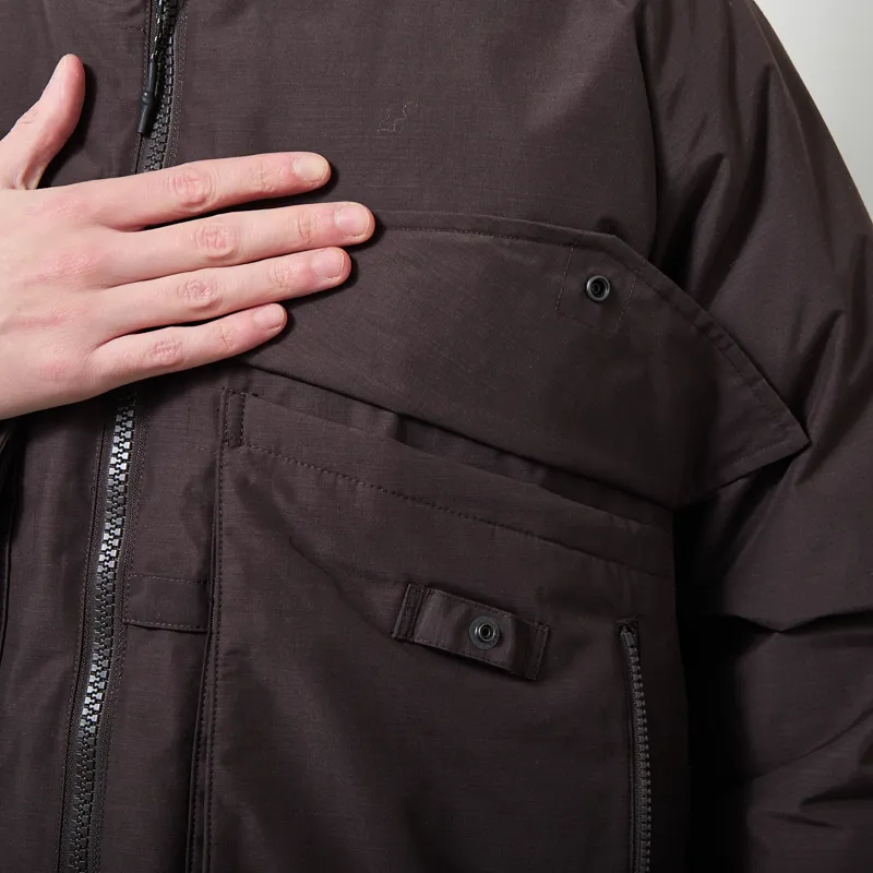 Snow Peak FR 2L Down Jacket Dark Brown-9