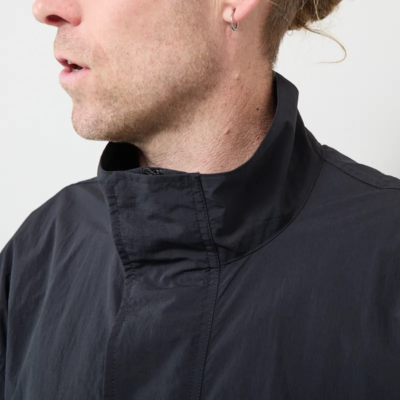 Snow Peak Nylon Double Rip Anorak Black-3