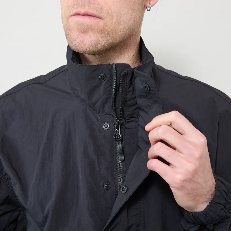 Snow Peak Nylon Double Rip Anorak Black-8