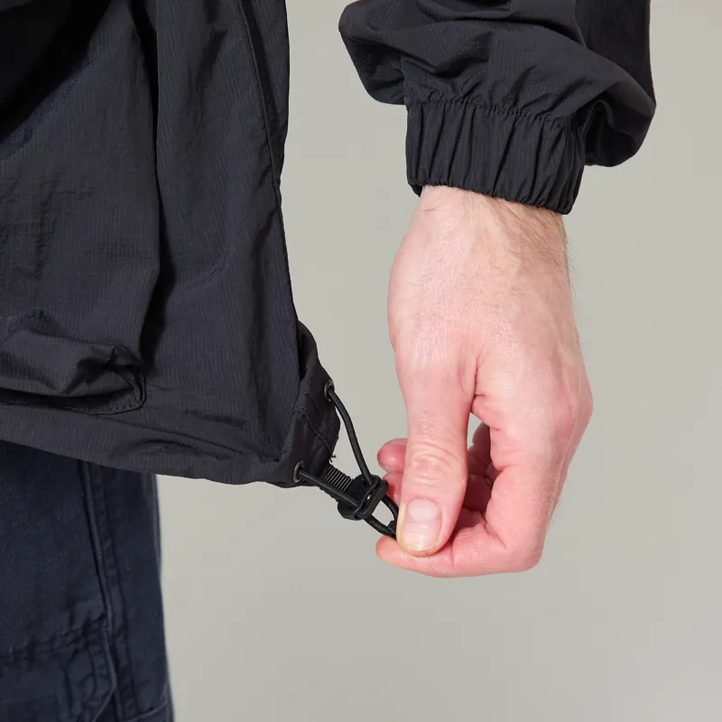 Snow Peak Nylon Double Rip Anorak Black-9