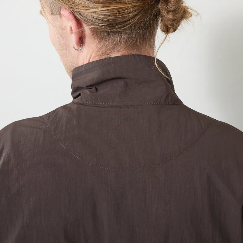 Snow Peak Nylon Double Rip Anorak Dark Brown-5