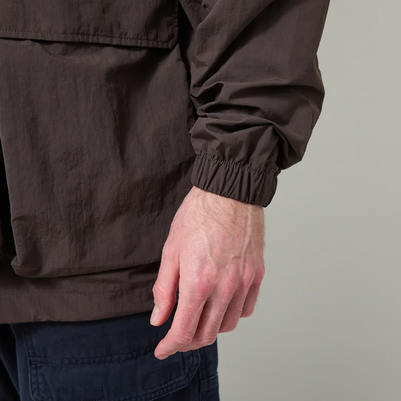 Snow Peak Nylon Double Rip Anorak Dark Brown-10