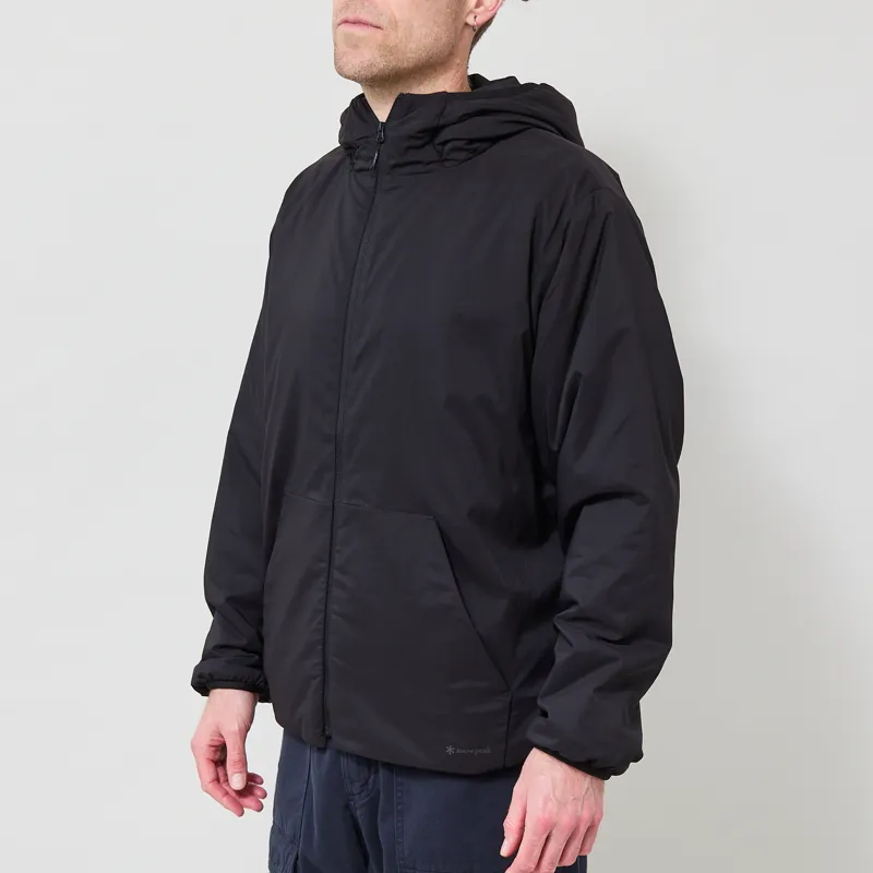 Snow Peak Flexible Insulated Zip Parka Black-1