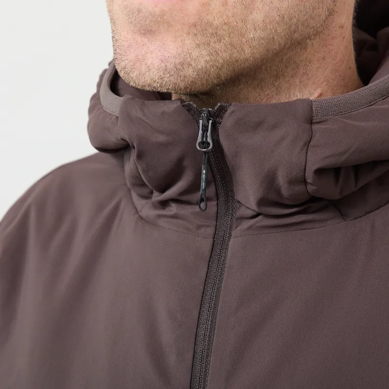 Snow Peak Flexible Insulated Zip Parka Dark Brown-3