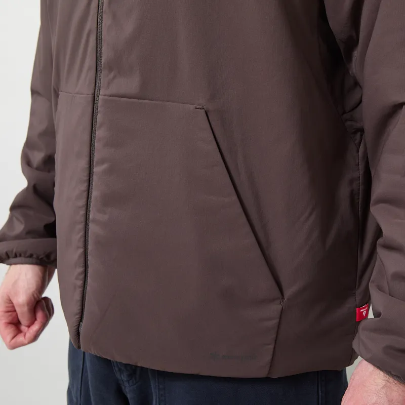 Snow Peak Flexible Insulated Zip Parka Dark Brown-5