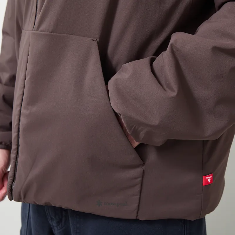 Snow Peak Flexible Insulated Zip Parka Dark Brown-6