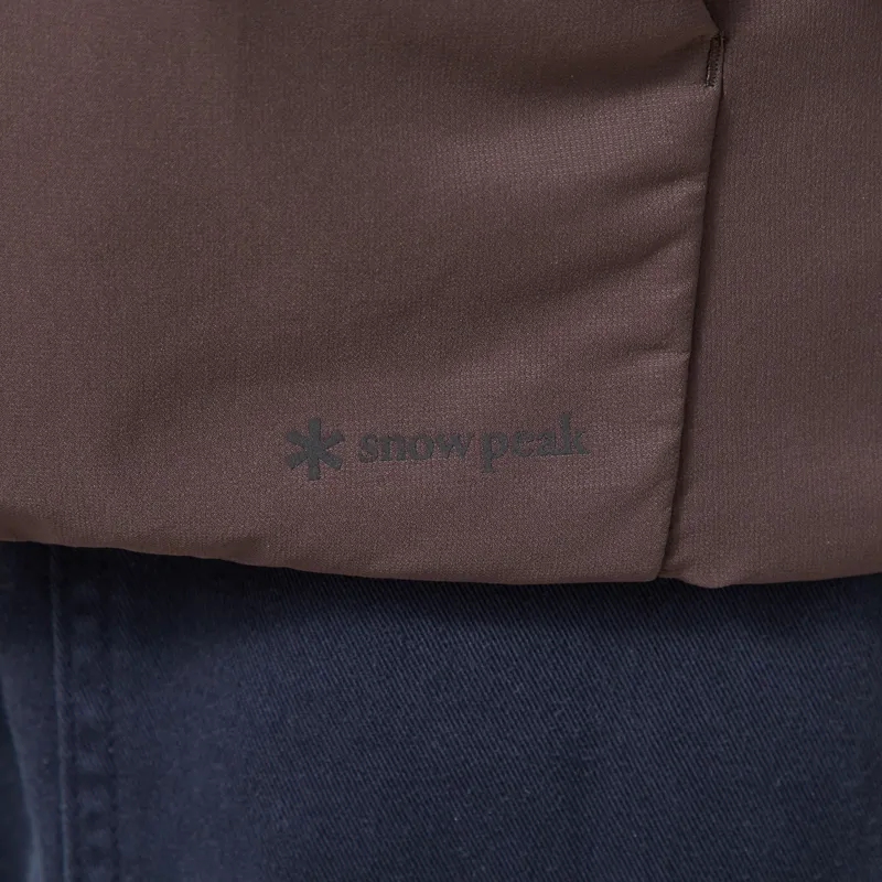 Snow Peak Flexible Insulated Zip Parka Dark Brown-8