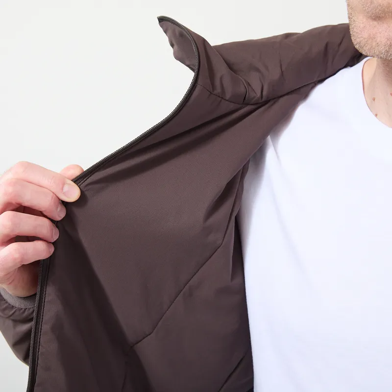 Snow Peak Flexible Insulated Zip Parka Dark Brown-12