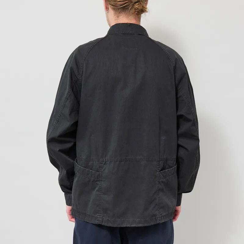 Snow Peak Pigment Washed Jacket Charcoal-2