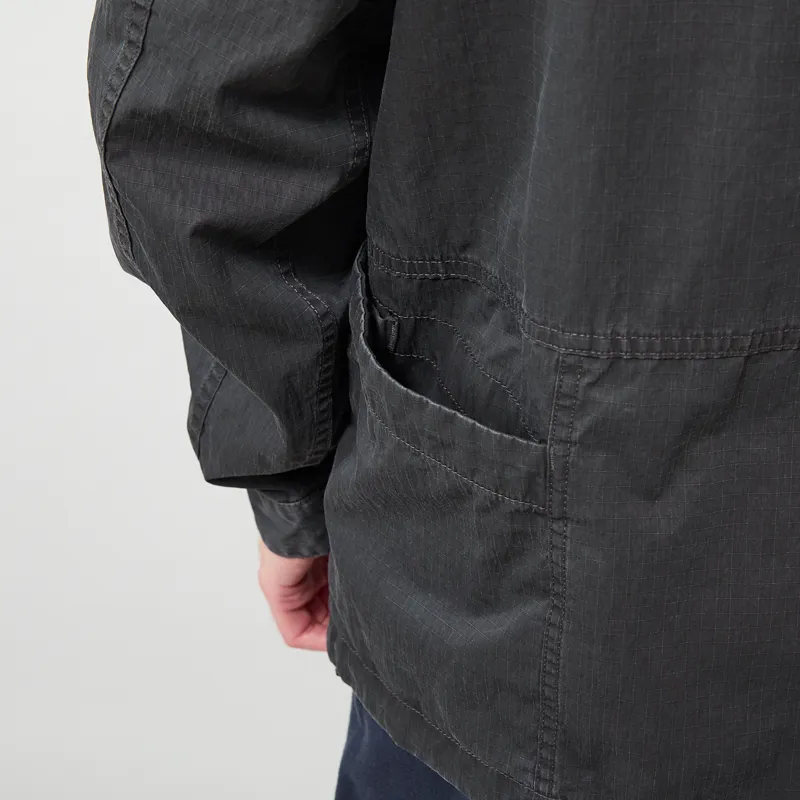 Snow Peak Pigment Washed Jacket Charcoal-6
