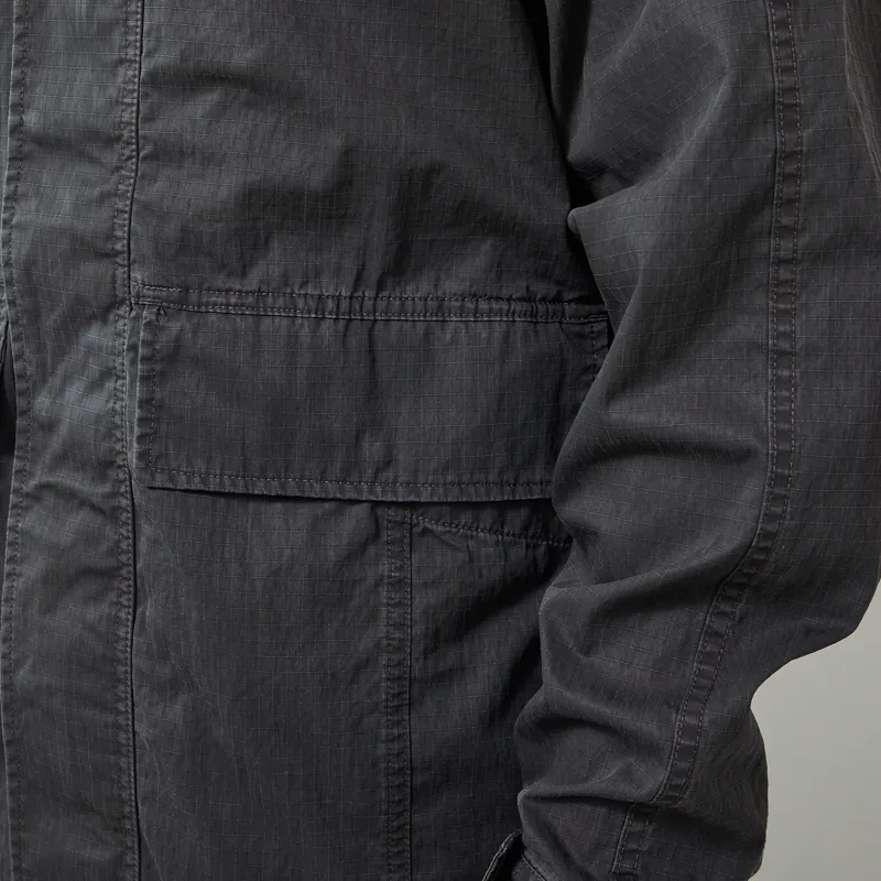 Snow Peak Pigment Washed Jacket Charcoal-5