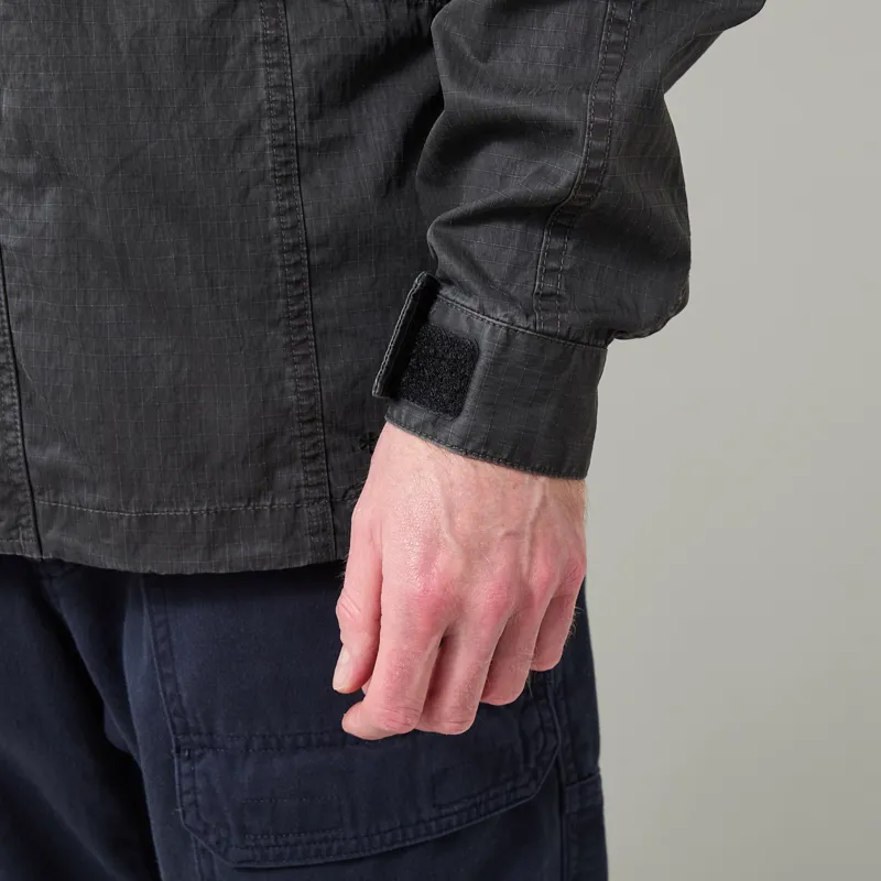 Snow Peak Pigment Washed Jacket Charcoal-7