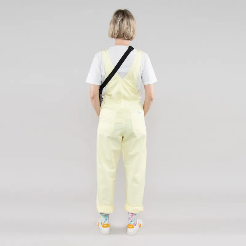 Carhartt WIP Womens Bib Overall Straight Soft Yellow Garment Dyed-2