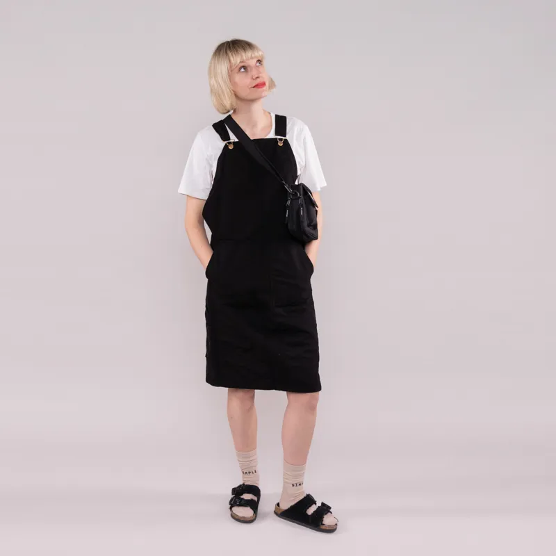 Carhartt WIP Womens Medley Dress Black Garment Dyed-2