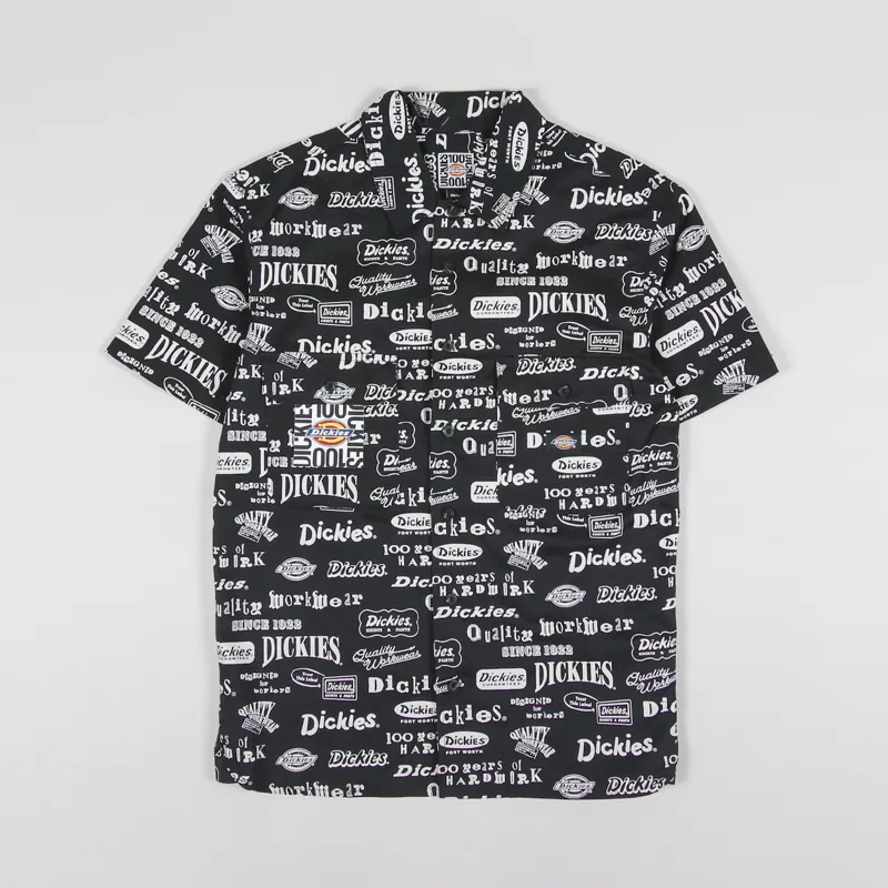 Dickies 100 AOP Shirt Black
