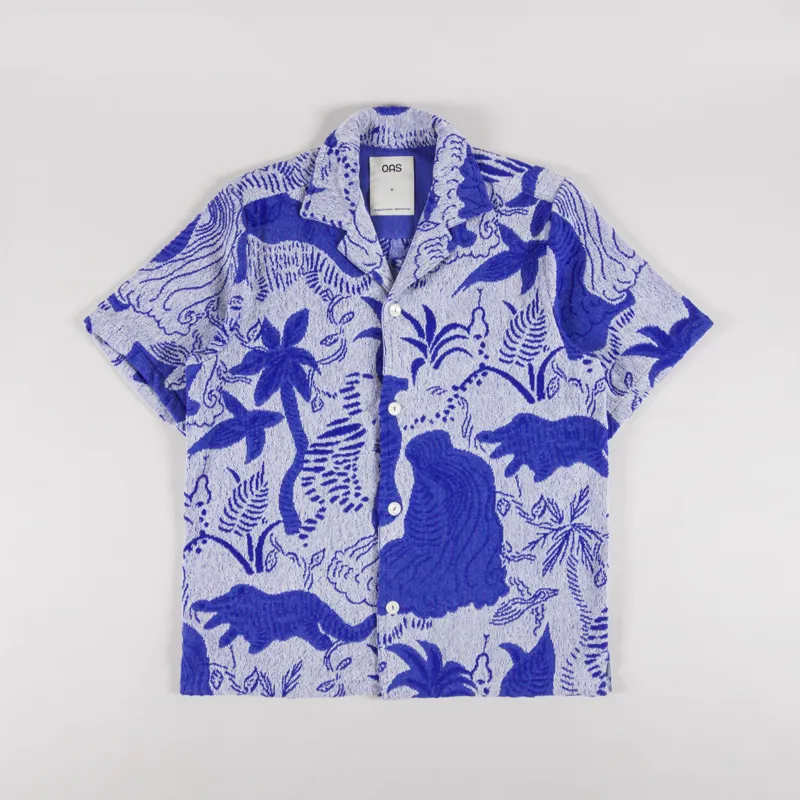 Oas Mystea Cuba Terry Shirt Blue