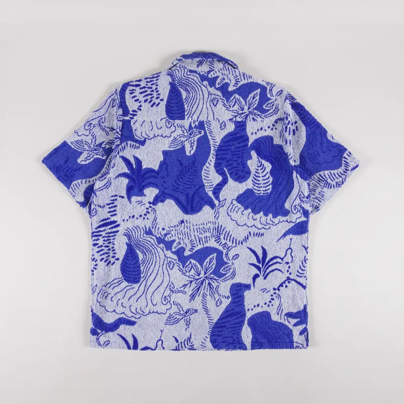 Oas Mystea Cuba Terry Shirt Blue-1