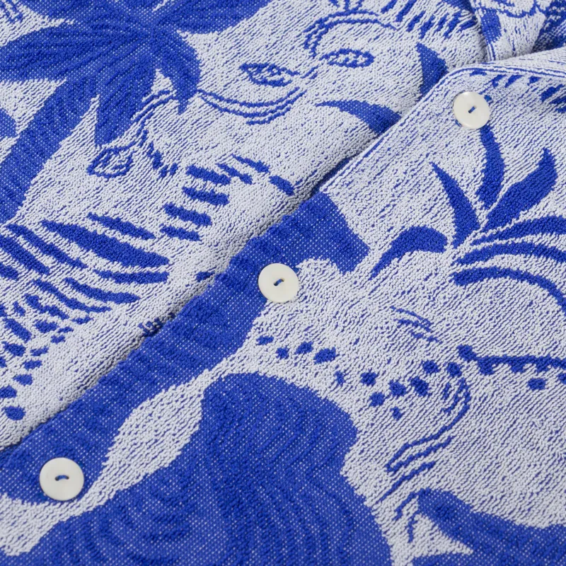 Oas Mystea Cuba Terry Shirt Blue-5
