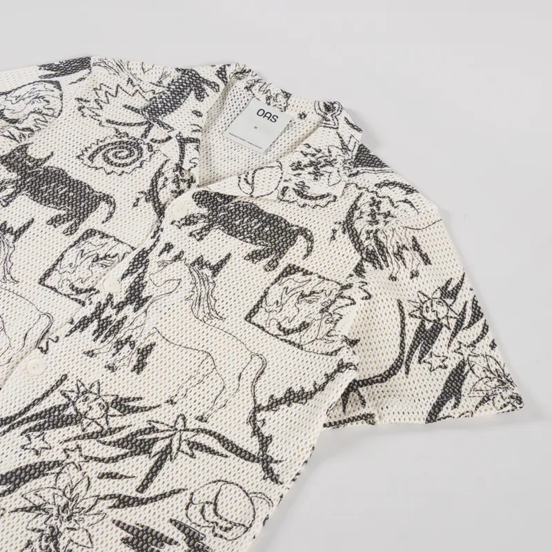 Oas Gensou Cuba Shirt Ecru-3