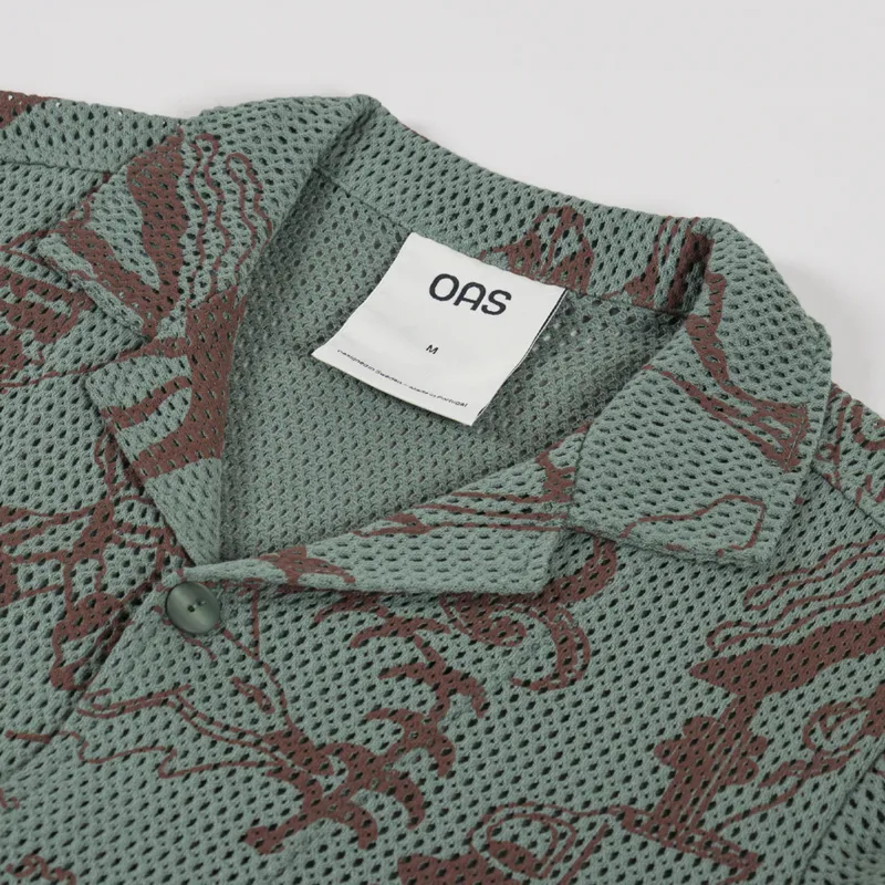 Oas Poplan Cuba Shirt Green-4