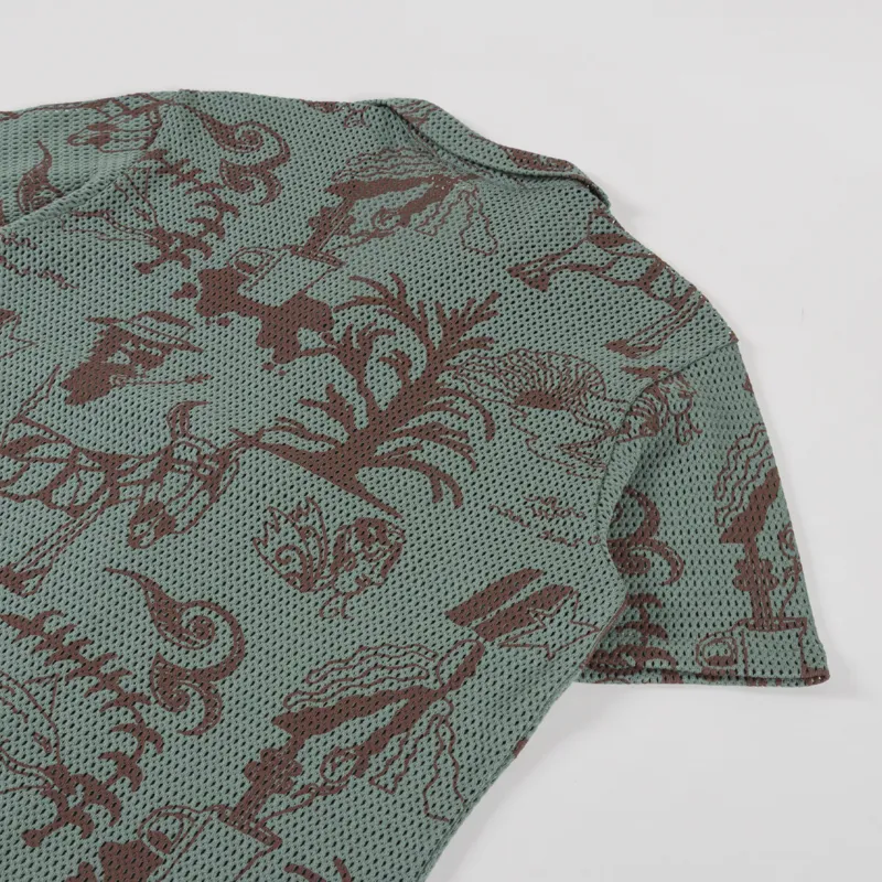 Oas Poplan Cuba Shirt Green-3