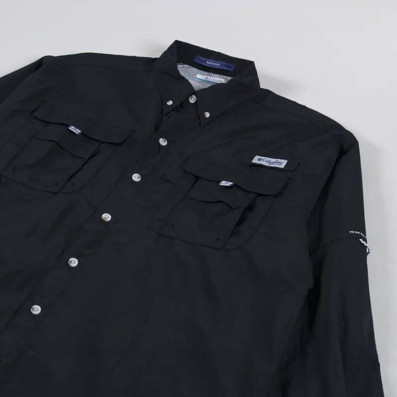 Columbia Bahama II Long Sleeve Shirt Black-2
