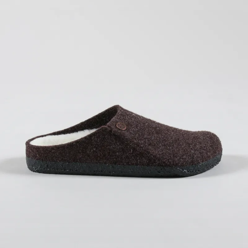 Birkenstock Womens Zermatt Shearling Narrow Fit Mules Mocha-2