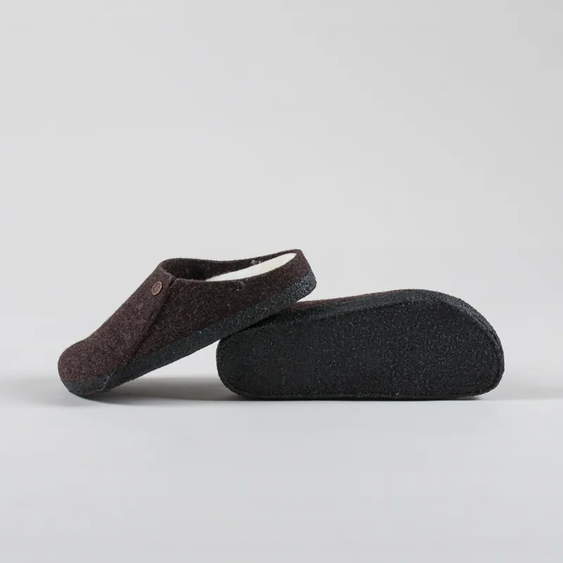 Birkenstock Womens Zermatt Shearling Narrow Fit Mules Mocha-3