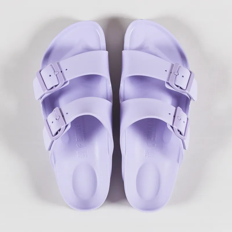 Birkenstock Womens Arizona EVA Narrow Fit Sandals Purple Fog -6