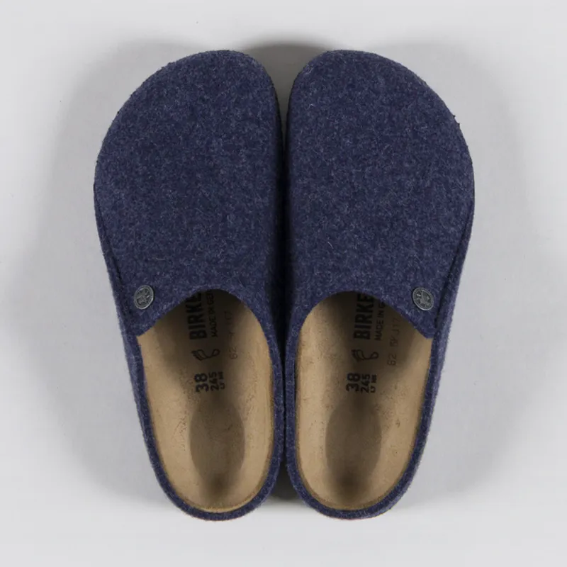 Birkenstock Womens Zermatt Regular Fit Mules Dark Blue-6