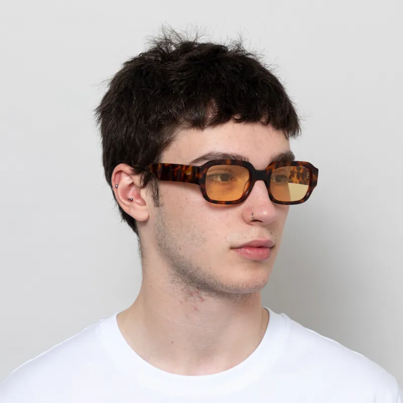 Messy Weekend Downey Sunglasses Tortoise Yellow-2