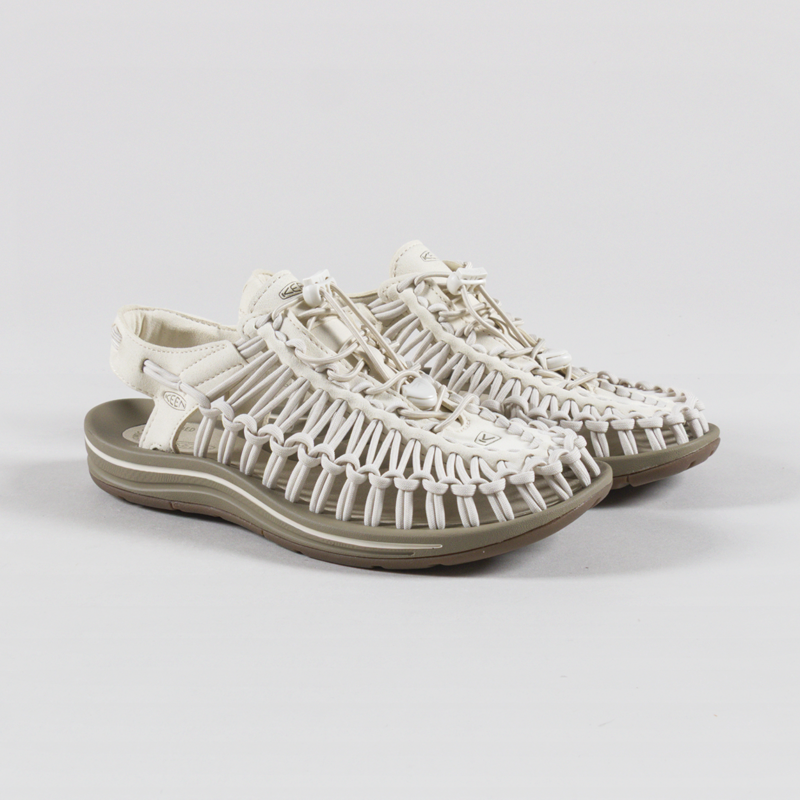 Keen Womens UNEEK Sandals White Cap Cornstalk