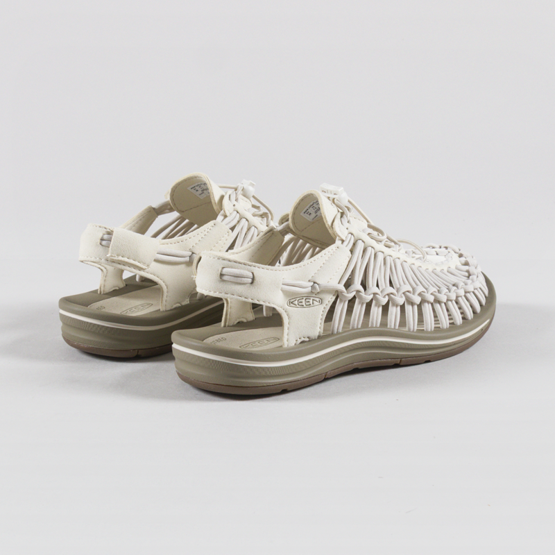 Keen Womens UNEEK Sandals White Cap Cornstalk-1