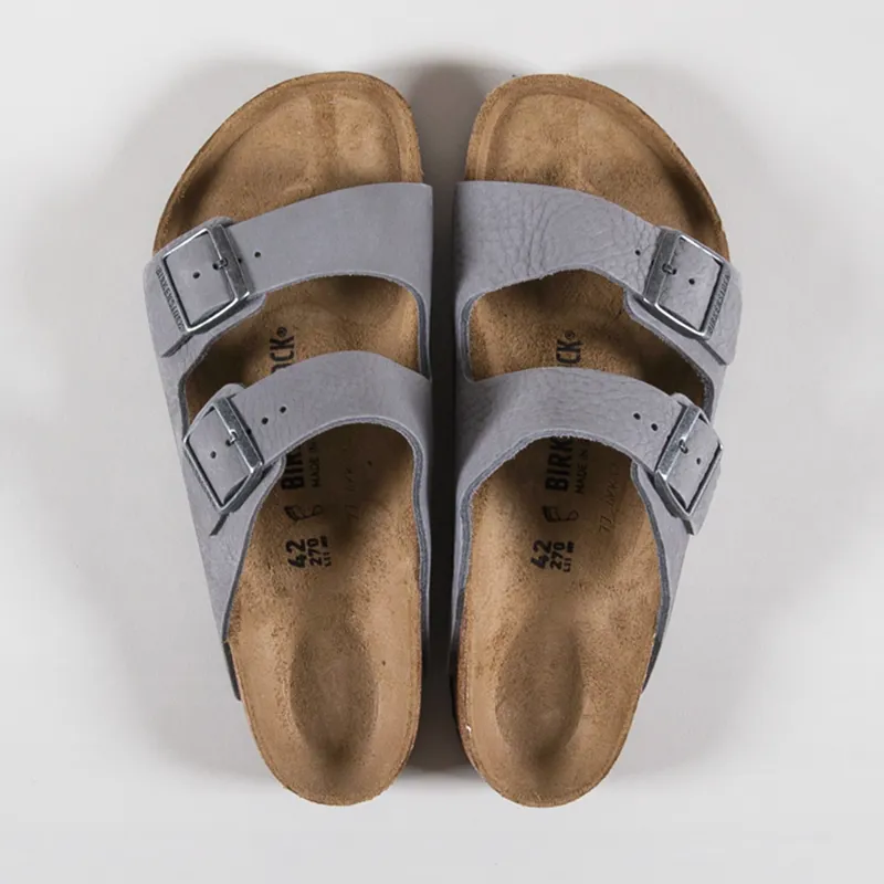 Birkenstock Arizona Nubuck Regular Fit Sandals Desert Buck Whale