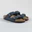 Birkenstock Womens Arizona Birko-Flor Narrow Fit Sandals Basalt