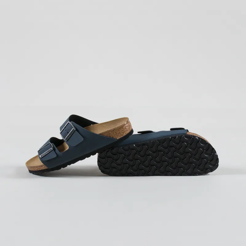 Birkenstock Womens Arizona Birko-Flor Narrow Fit Sandals Basalt-3