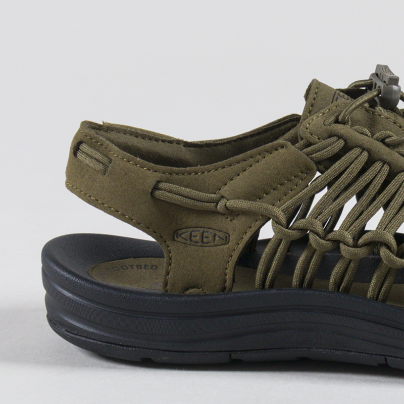 Keen UNEEK Sandals Dark Olive Black-4